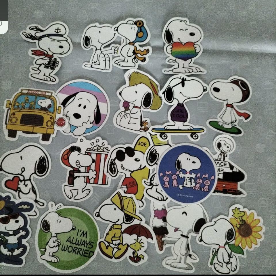  Snoopy waterproof sticker (... entering ) NO.14