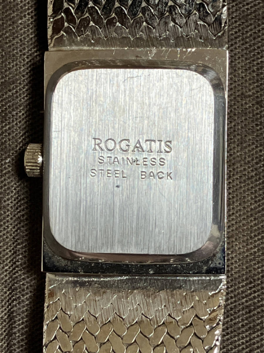 ROGATIS 婦人用腕時計 角型 ブラック|Yahoo!フリマ(旧PayPay ROGATIS 婦人用腕時計 角型 ブラック|Yahoo!フリマ(旧PayPay