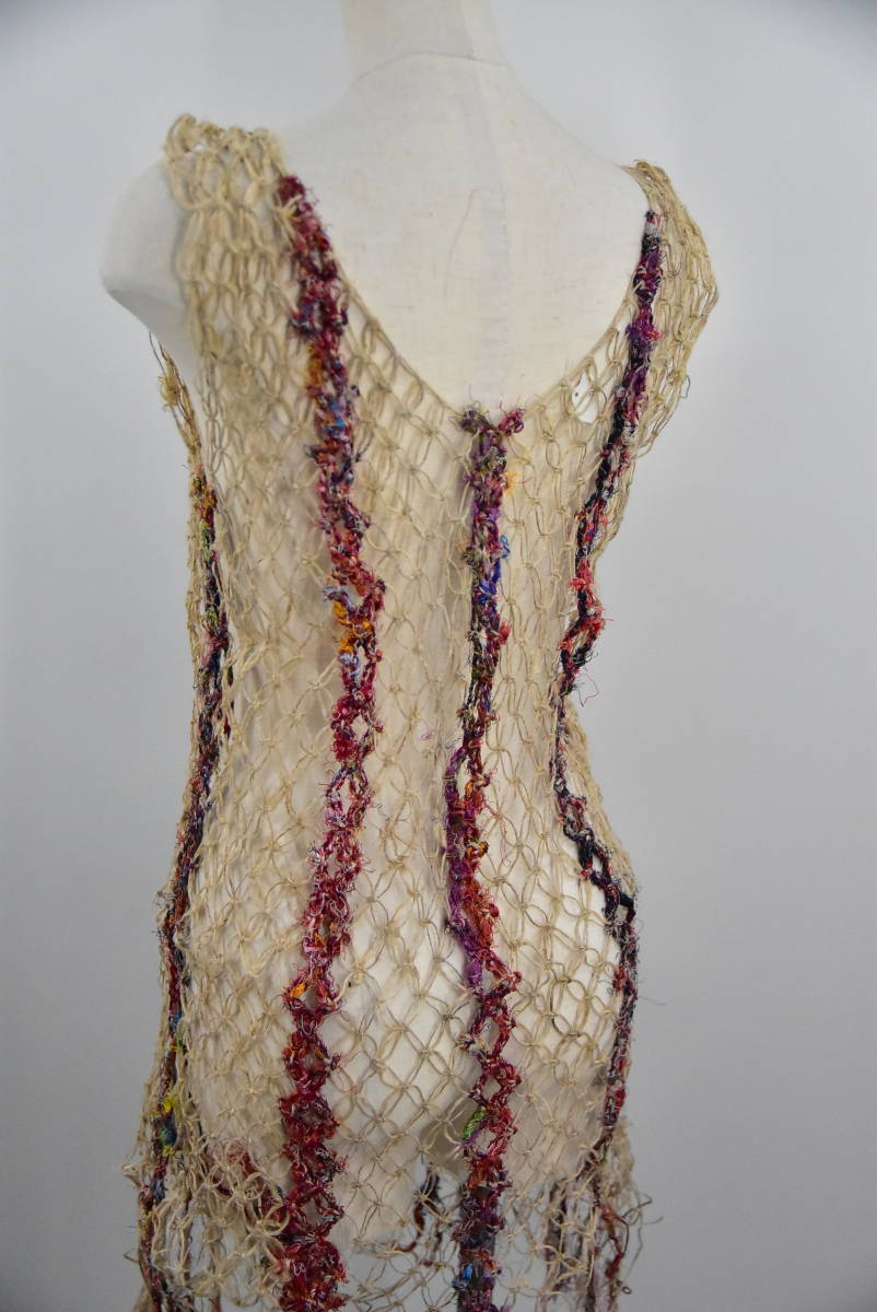 hemp& recycle silk braided SEXY dress 