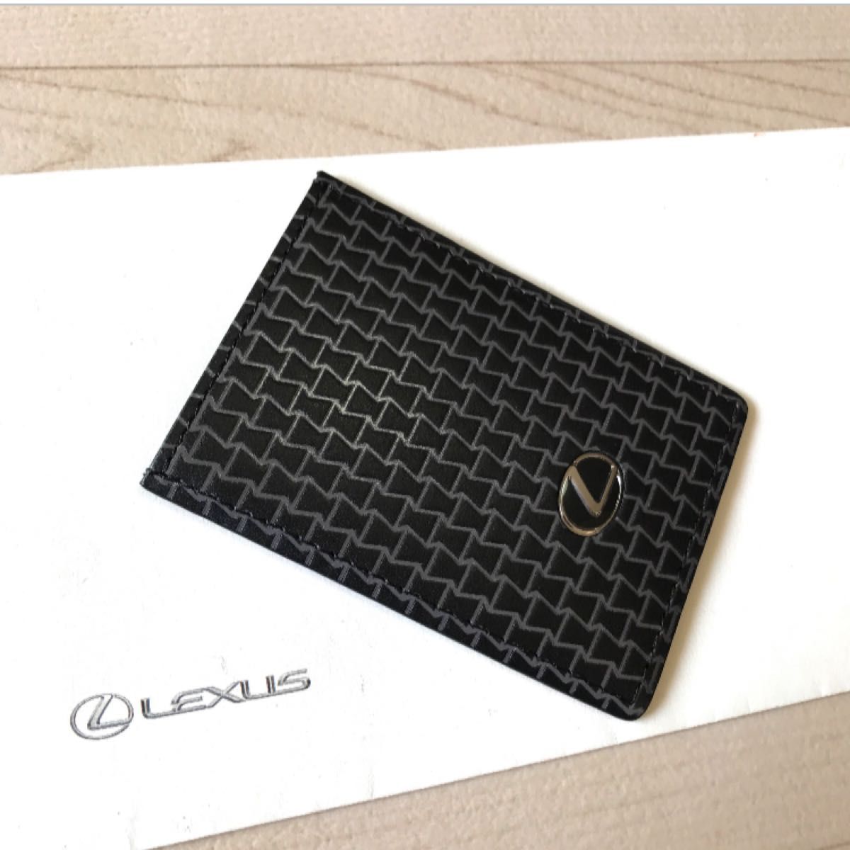 ■新品未使用■ レクサス LEXUS 純正『スマートカードキーケース』正規品 スピンドルパターンⅡ ブラック 抗菌加工 送料無料！