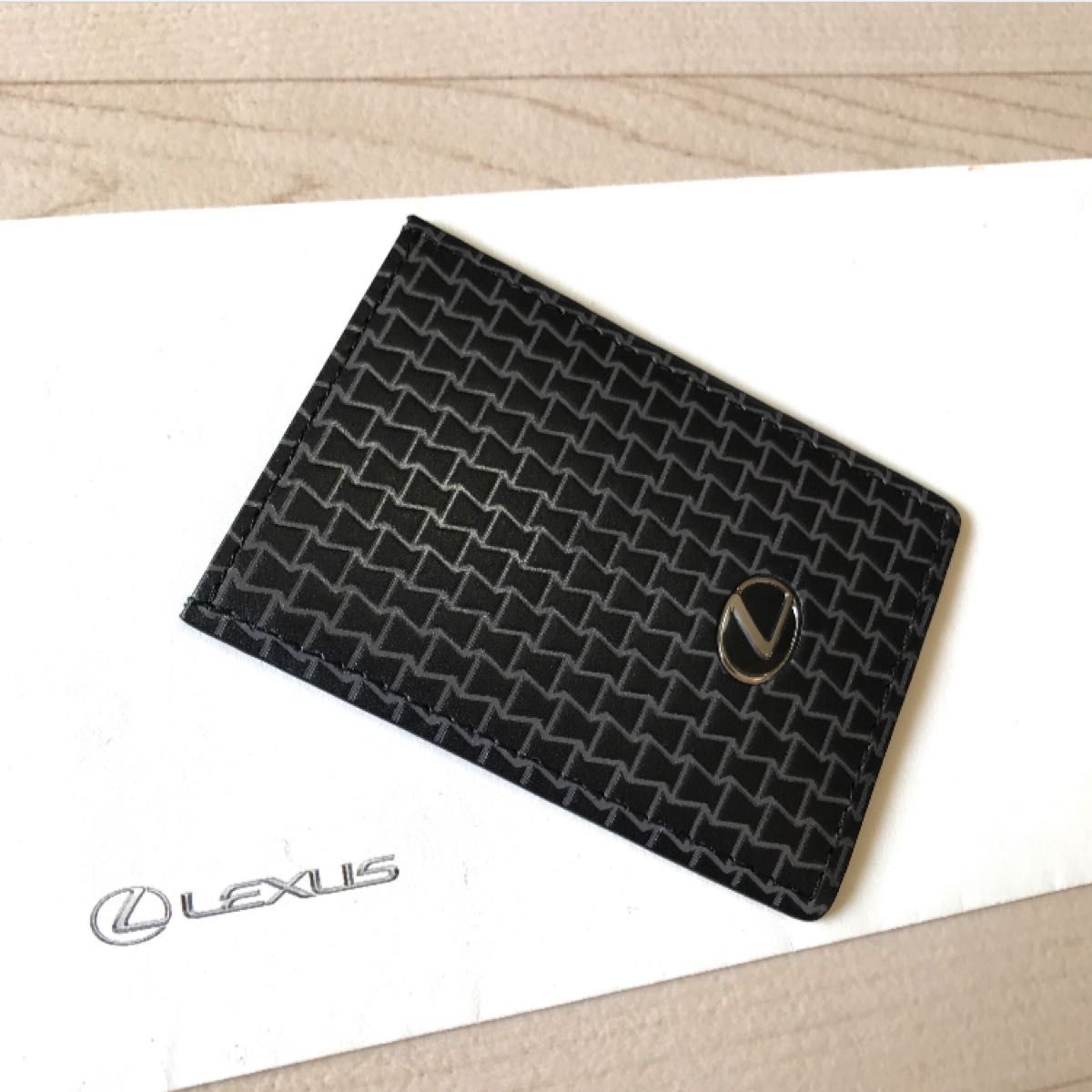 ■新品未使用■ レクサス LEXUS 純正『スマートカードキーケース』正規品 スピンドルパターンⅡ ブラック 抗菌加工 送料無料！