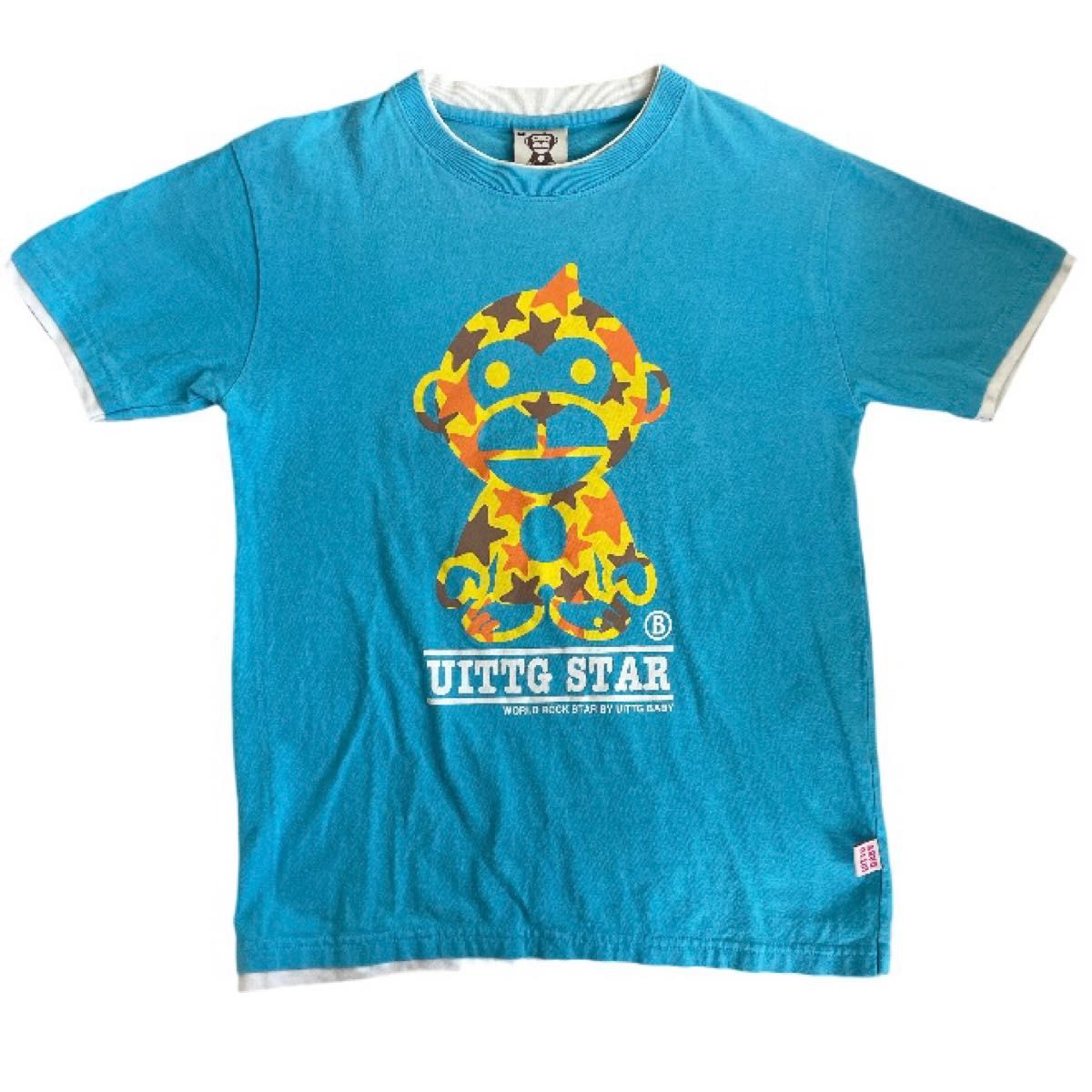 vintage UITTG STAR   半袖Tシャツ Tee プリント BABY MILO A BATHING APE  エイプ