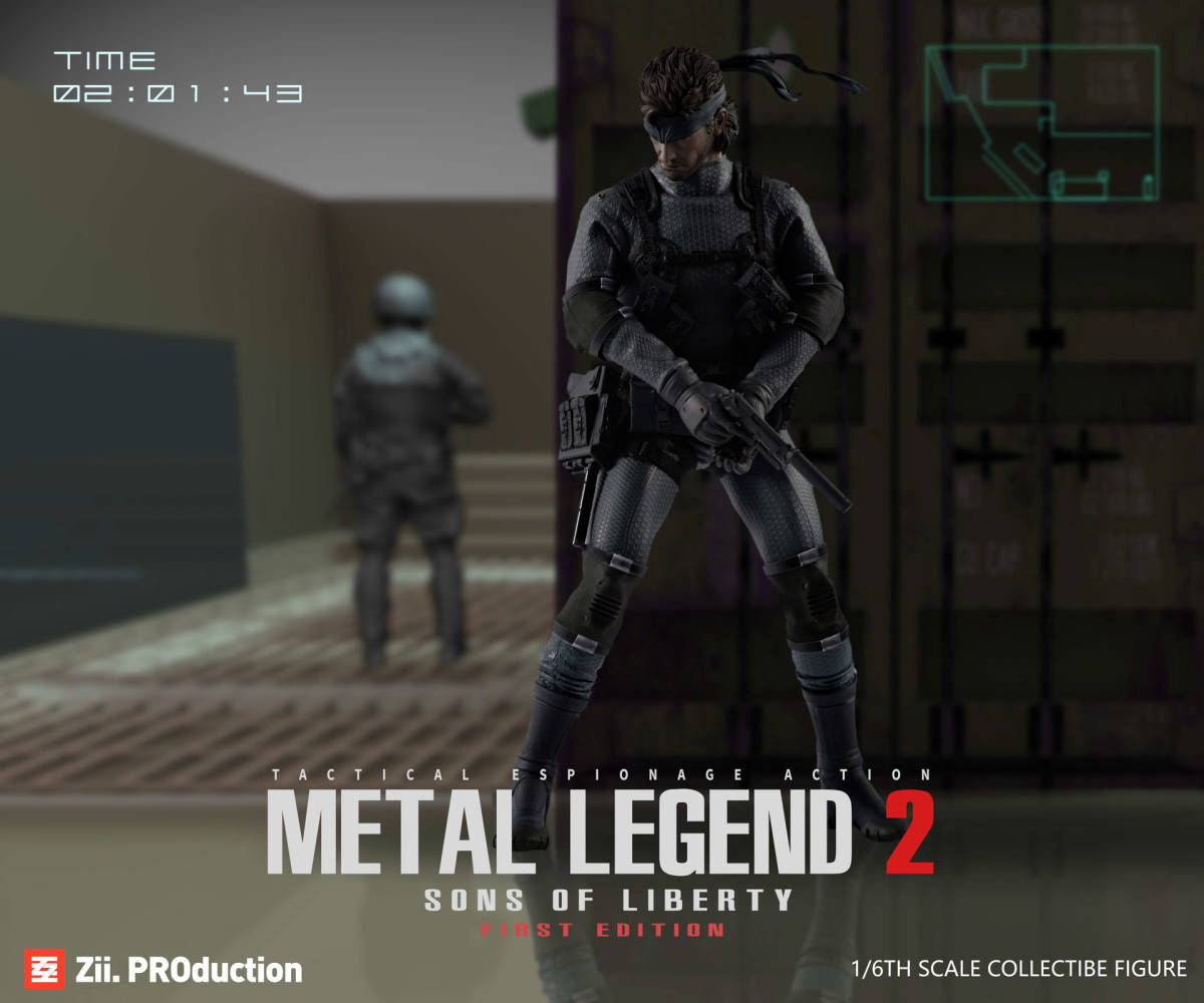 Zii.PROduction Metal Legend 2 Snake 初回予約特典付き 未開封新品 スネイク 検）ホットトイズ メタルギア METAL GEAR verycool_画像2