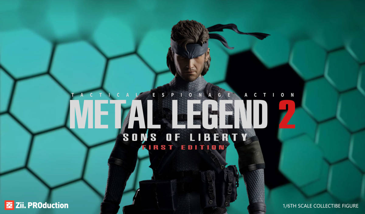 Zii.PROduction Metal Legend 2 Snake 初回予約特典付き 未開封新品 スネイク 検）ホットトイズ メタルギア METAL GEAR verycool_画像1