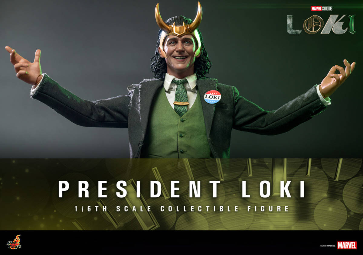 ホットトイズ 1/6 テレビ・マスターピース 『ロキ』 ロキ 大統領 .Ver