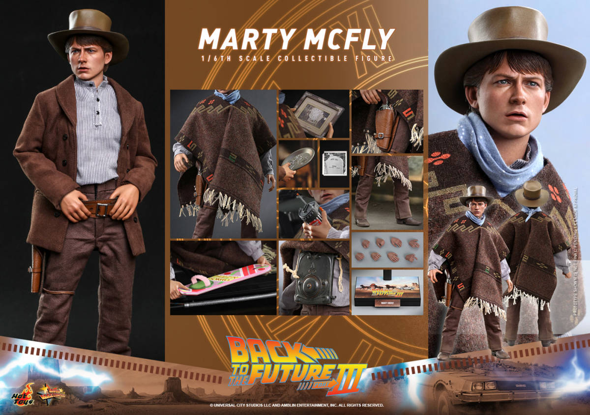 ホットトイズ 1/6 バック・トゥ・ザ・フューチャー PART3 マーティ マクフライ 未開封新品 MMS616 Back to the Future Marty McFly HOTTOYS_画像9