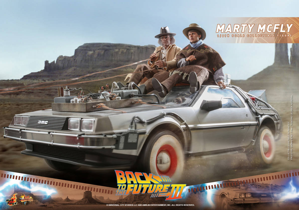 ホットトイズ 1/6 バック・トゥ・ザ・フューチャー PART3 マーティ マクフライ 未開封新品 MMS616 Back to the Future Marty McFly HOTTOYS_画像6