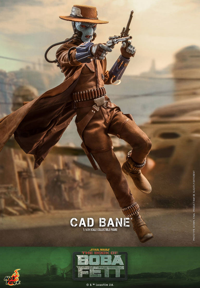 ホットトイズ 1/6 スター・ウォーズ ボバ・フェット キャド・ベイン 通常.Ver 未開封新品 TMS079 Star Wars: Cad Bane HOTTOYS Boba Fett_画像3