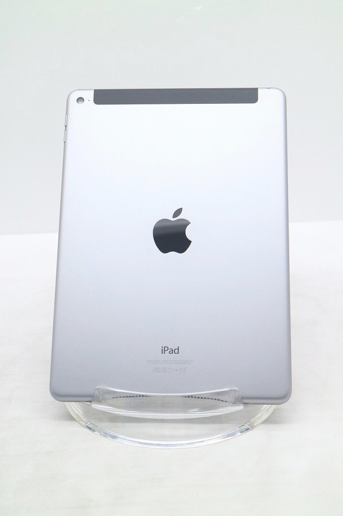 白ロム SoftBank SIMロックあり Apple iPad Air2 Wi-Fi+Cellular 16GB iPadOS15.7.7 スペースグレイ MGGX2J/A 初期化済 【m019192】_画像2