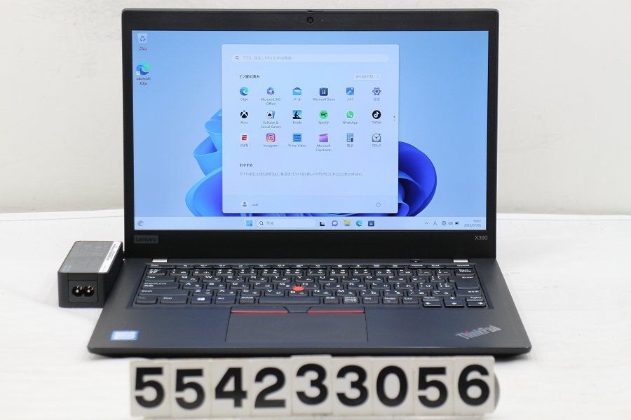名作 Lenovo ThinkPad X390 Core i5 8265U 1.6GHz/8GB/256GB(SSD)/13.3