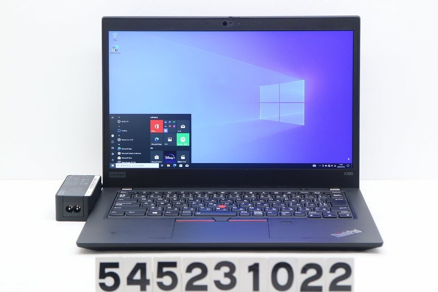Lenovo ThinkPad X390 Core i7 8565U 1.8GHz/8GB/512GB(SSD)/13.3W/FHD(1920x1080)/Win10 【545231022】