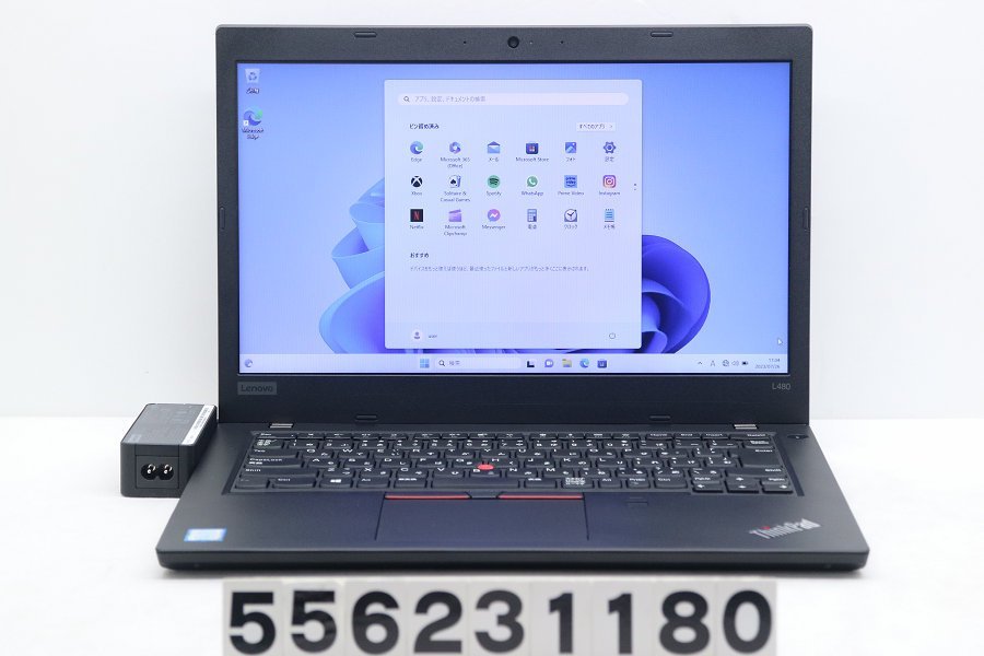 大切な Core L480 ThinkPad Lenovo i5 【556231180】 1.6GHz/8GB/256GB