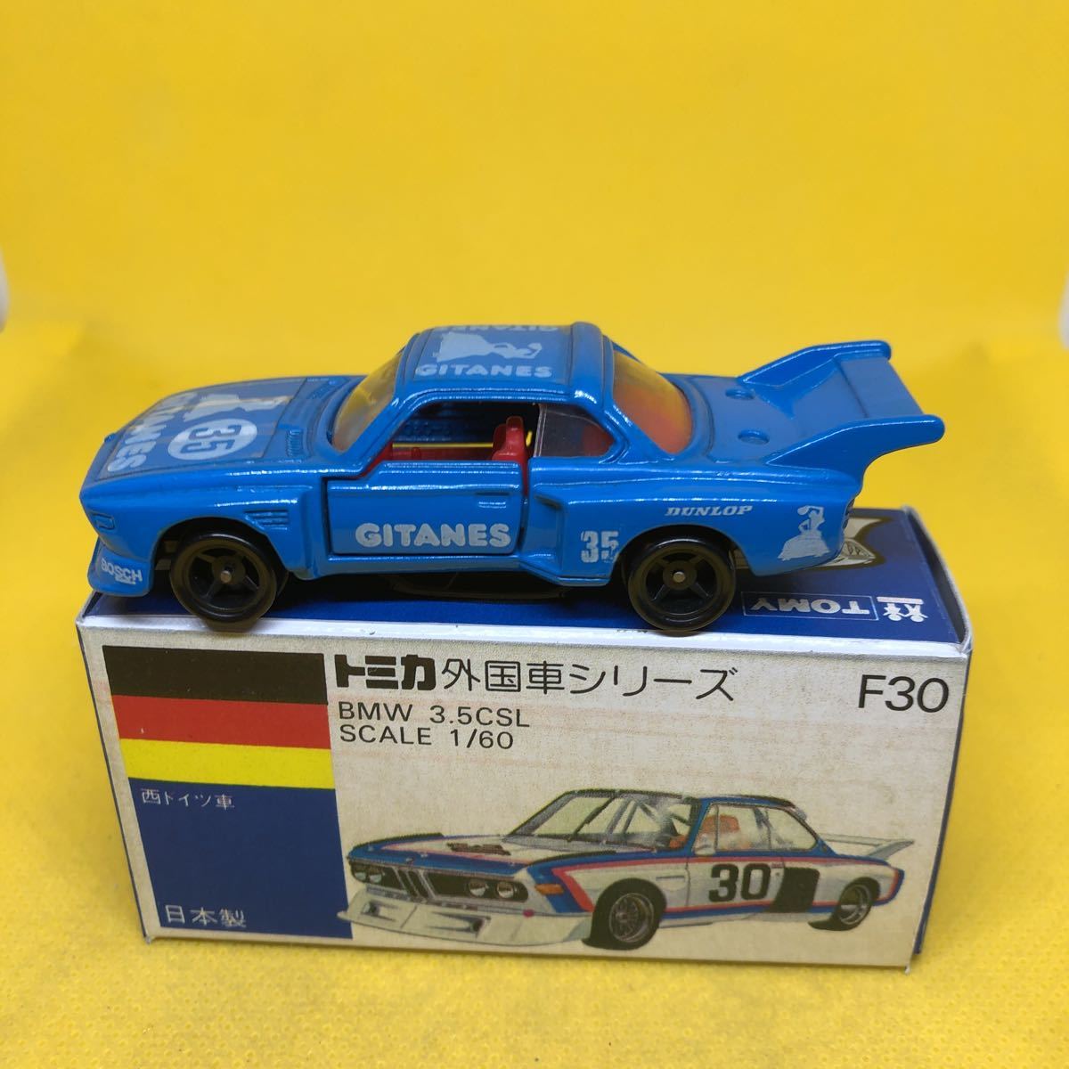 ヤフオク! - トミカ 日本製 青箱 F30 BMW 3.5CSL 当時物...