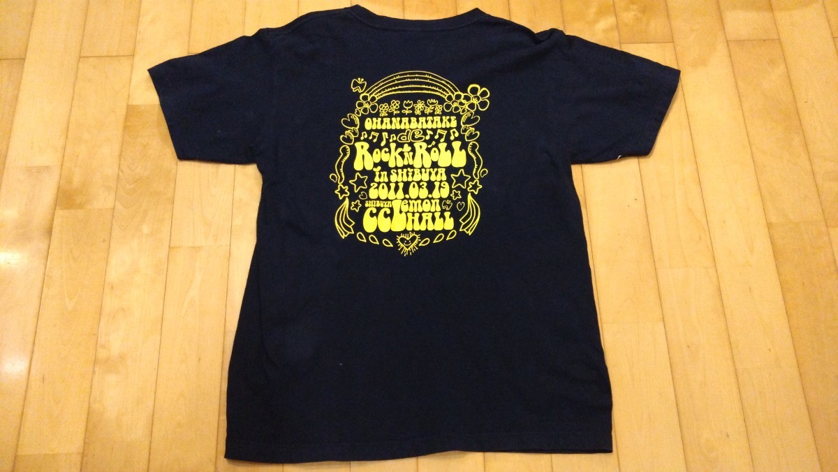 【中古】Tシャツ 初代恵比寿マスカッツ 全国CAMP第一弾物販 Lサイズ 濃紺_画像2