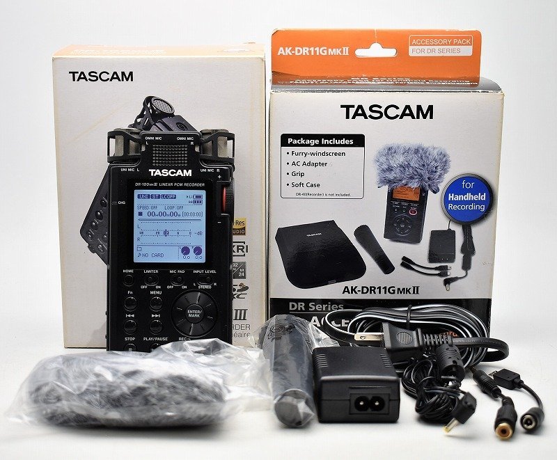 竜E321 TASCAM タスカム DR-100MKIII 業務用 リニア PCM レコーダー