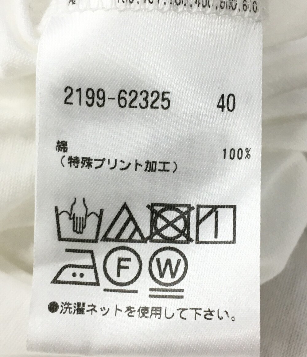 長袖Tシャツ レディース 40 M MORABITO BLANC [0402]_画像4