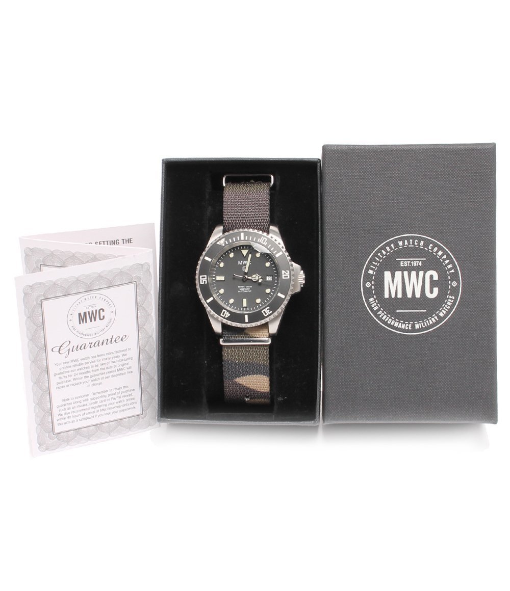 腕時計 カモフラ 自動巻き グレー メンズ MWC [1003]-