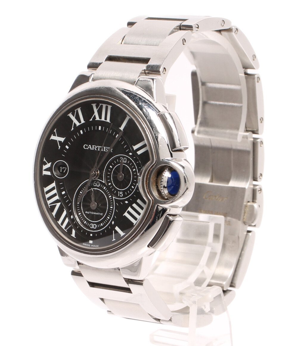  Cartier наручные часы хронограф ba long голубой du Cartier часы W6920025 самозаводящиеся часы черный [0402]