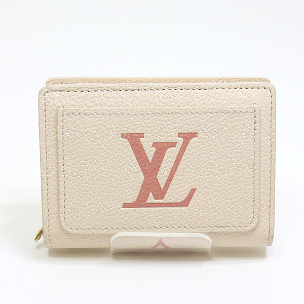 Louis Vuitton ルイヴィトン ポルトフォイユ・クレア M81927 二つ折り財布 レザー ゴールド金具 未使用品_画像1