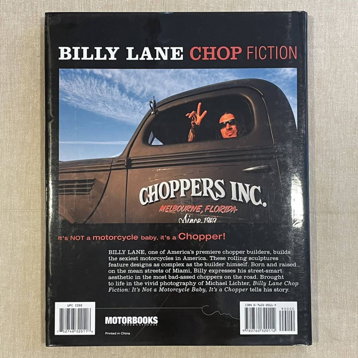 BILLY LANE CHOP FICTION: It's Not A Motorcycle Baby, It's A Chopper! チョッパー ハーレーダビッドソン 洋書_画像2