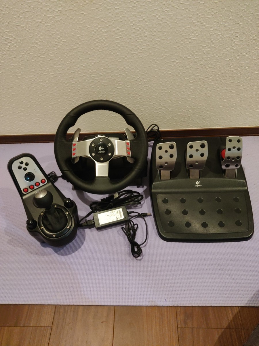ヤフオク! - 動作確認済み Logicool G27 ステアリングコント...