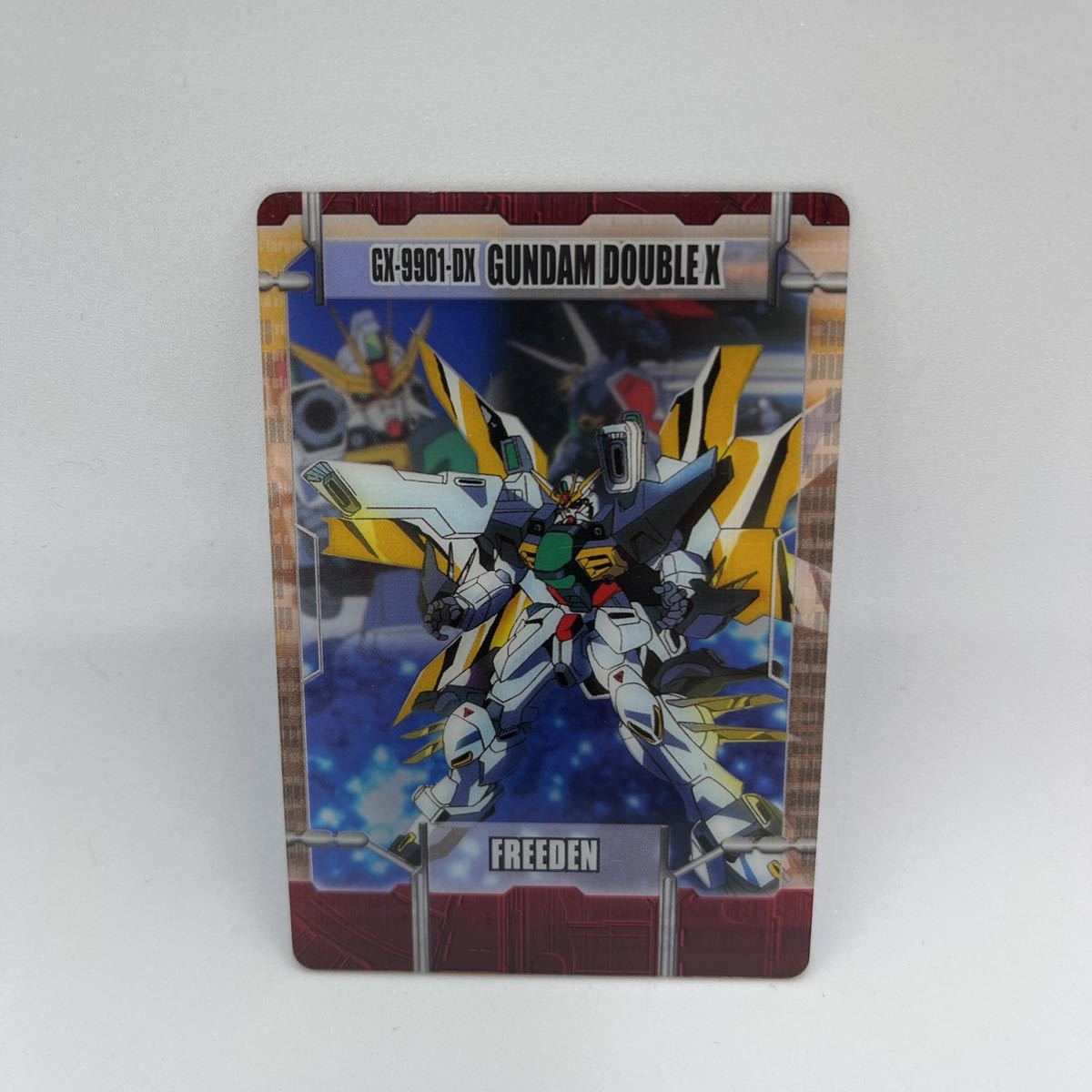 【中古】ガンダムダブルエックス ウエハース カード 森永 送料84 GUNDAM ガンダムウエハース 機動新世紀ガンダムX 7-38-654 GX-9901-DX_画像1