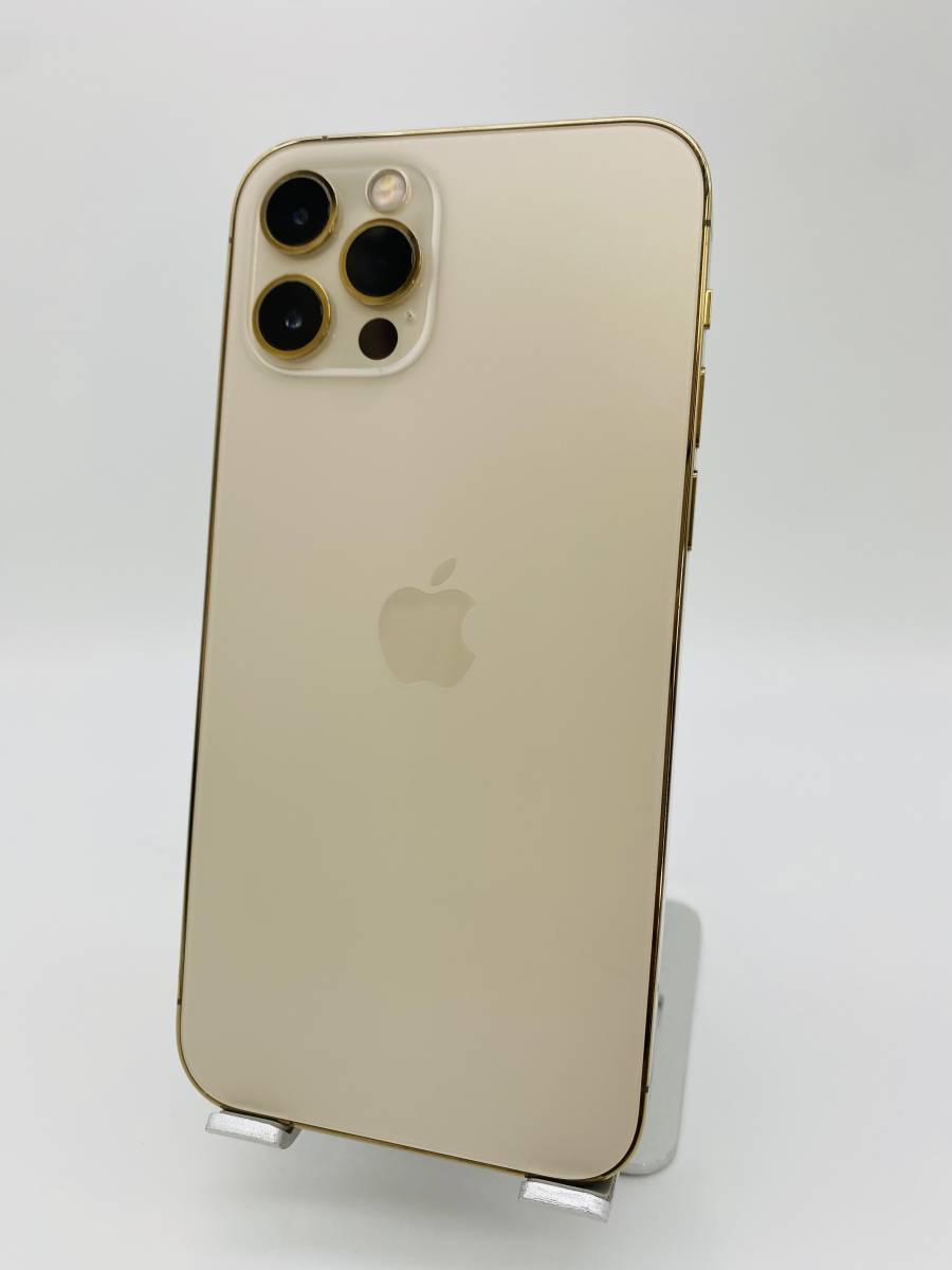 流行 iPhone12 Pro 12p-011 ゴールド/シムフリー/純正バッテリー100