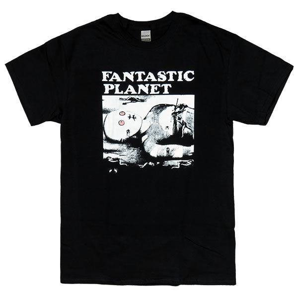 [Lサイズ]Fantastic Planet （ファンタスティック・プラネット） カルト SFアニメ映画 Tシャツ ブラック_画像1