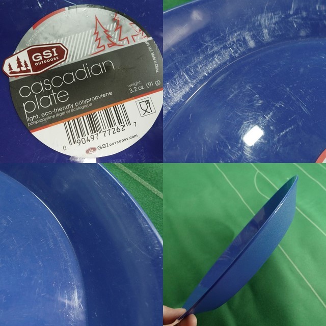 ^GSI BPA свободный поли Pro pi Len материалы большая тарелка 24.7cm карри тарелка rental ke-ti Anne plate красный зеленый синий 3 шт. комплект не использовался * с биркой!!!^