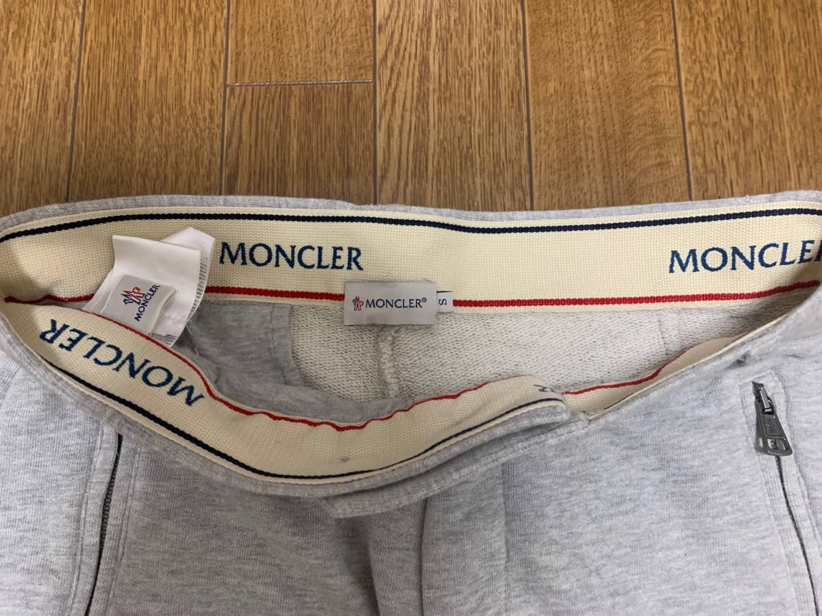MONCLER モンクレール スウェットパンツ 半ズボン グレー Sサイズ_画像5