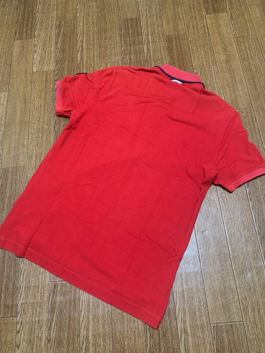 MONCLER モンクレール ポロシャツ Tシャツ 半袖シャツ 赤 レッド Lサイズ_画像6