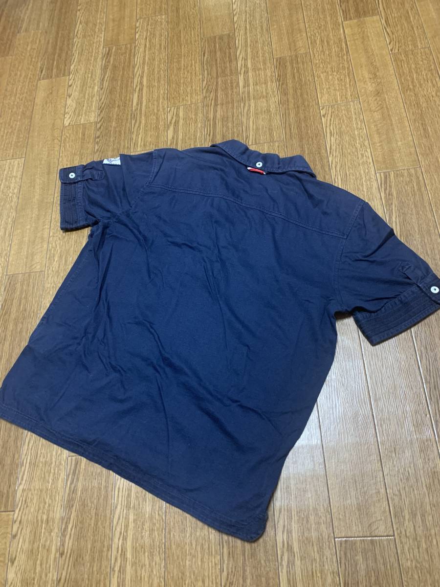 MONCLER モンクレール ポロシャツ Tシャツ 半袖シャツ 黒紺系 Mサイズ_画像5