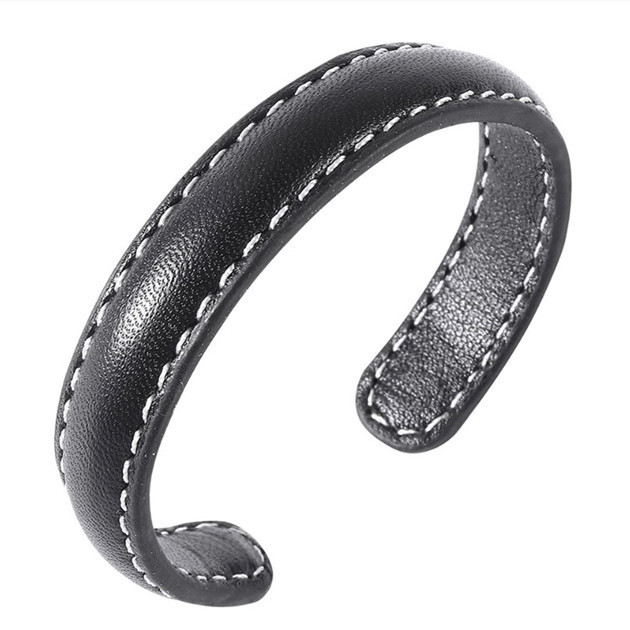  sheep leather leather simple design bangle 17cm