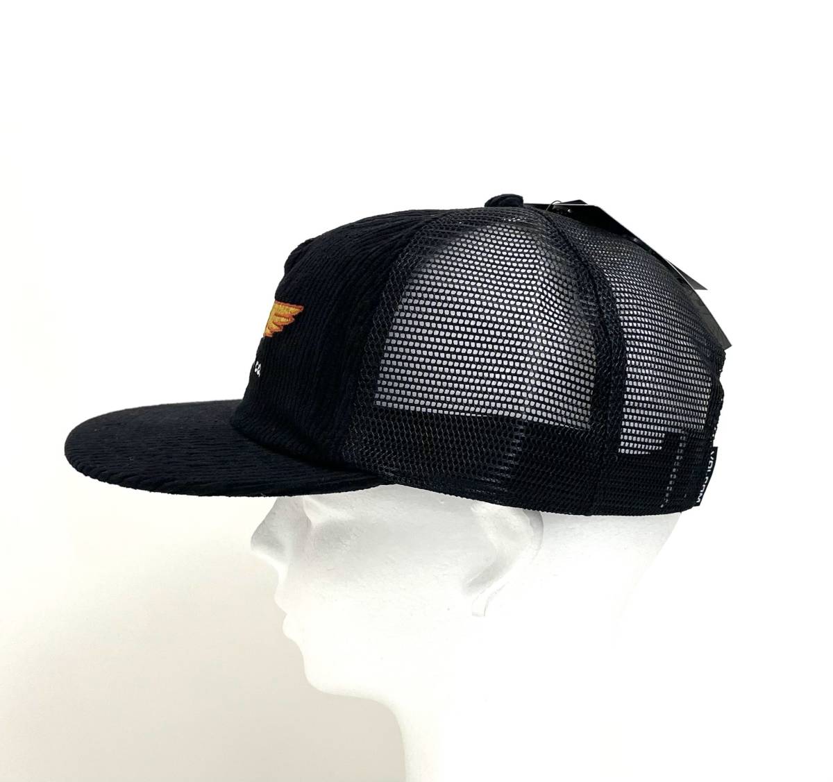 VOLCOM ボルコム D5532306BLK② 帽子 メッシュキャップ MeshCap コーデュロイ 刺繍 ブラック色 チーズハット ヴォルコム 新品即決 送料無料_メッシュキャップ