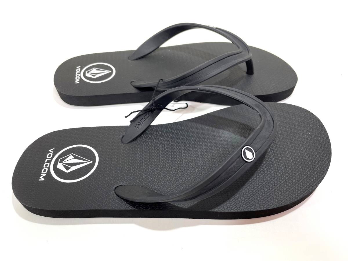 VOLCOM ボルコム V0811885BLK① メンズ US11 29cm ビーチサンダル ビーサン Sandal ブラック色 キングサイズ ヴォルコム 新品即決 送料無料_画像3