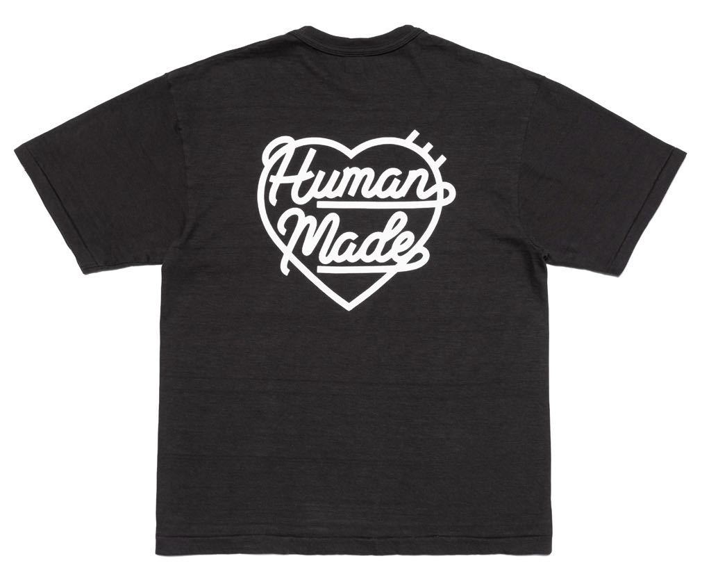 送料無料 黒L HUMAN MADE Heart Badge T-Shirt ヒューマンメイド ハート バッジ Tシャツ Tee