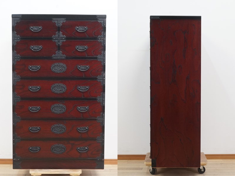  higashi is :[.. furniture ].. chest of drawers 7 step chest height approximately 133.8. width approximately 80.2...9 cup Japanese-style chest high chest peace modern interior peace chest of drawers peace furniture 