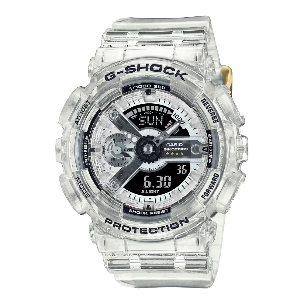 Смотреть Casio G-Shock G-Shock G-Shock GMA-S114RX-7AJR G-Shock 40th Anniversary Clear Remix Новая неиспользованная подлинная бесплатная доставка