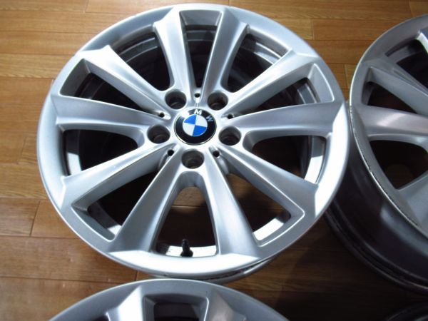 BMW　5シリーズ（F10/F11）純正17インチアルミホイールのみ4本 17x8j+30 5H-120 72.6mmハブ径 BMW6780720_画像4