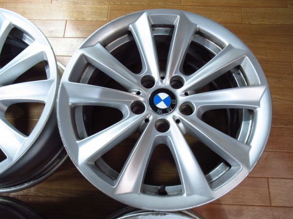 BMW　5シリーズ（F10/F11）純正17インチアルミホイールのみ4本 17x8j+30 5H-120 72.6mmハブ径 BMW6780720_画像5