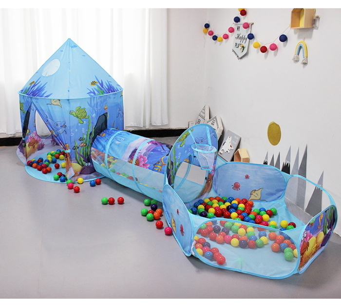  ball pool tunnel [20c23-B-yo] tent house child Kids tent man sea dolphin child birthday toy playground equipment secret basis ground festival . intellectual training 