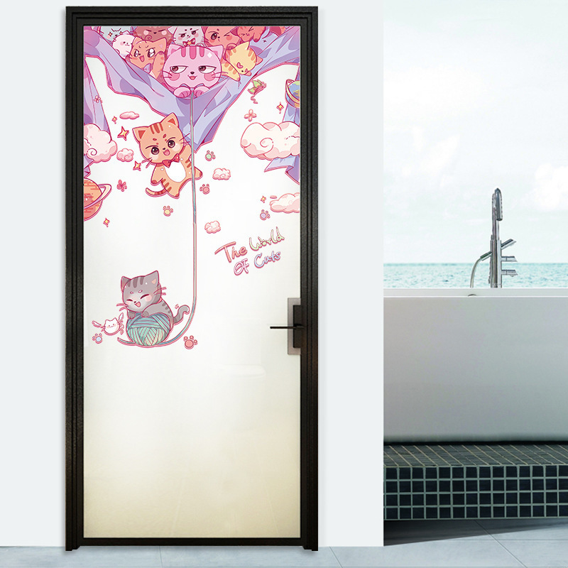 （NO.609）DIY剥がせる飾り 壁紙 ウォールステッカー 綺麗な仕上がり 子供ルーム 壁シート 模様替え 壁飾り 雰囲気替え 可愛い猫ちゃん