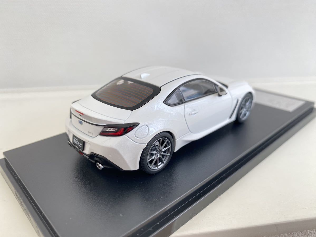 ★送料込み★ 1/43 スバル BRZ S 2021 クリスタルホワイトパール ハイストーリー Hi-story SUBARU ミニカー_画像7