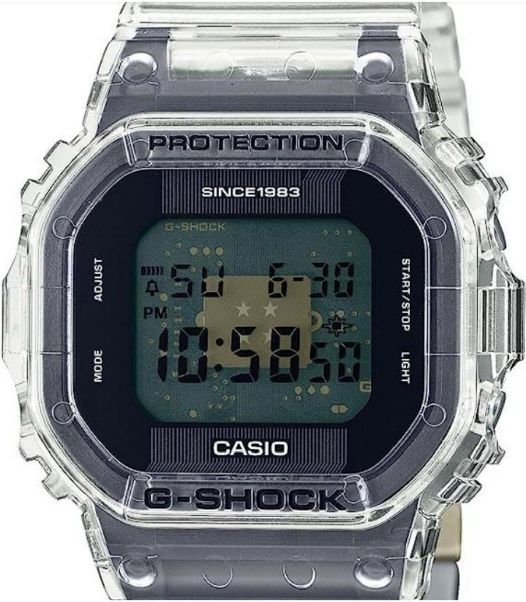新品】スケルトン CASIO G-SHOCK 40th DWE-5640RX-7JR 40周年 限定