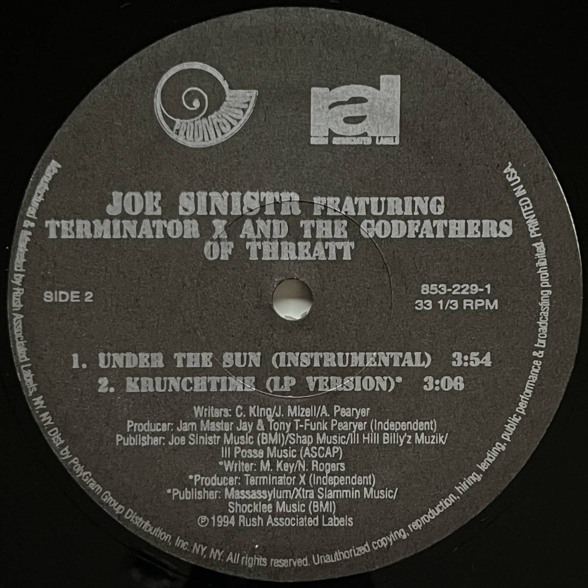Joe Sinistr Featuring Terminator X & The Godfathers Of Threatt - Under The Sun_画像4