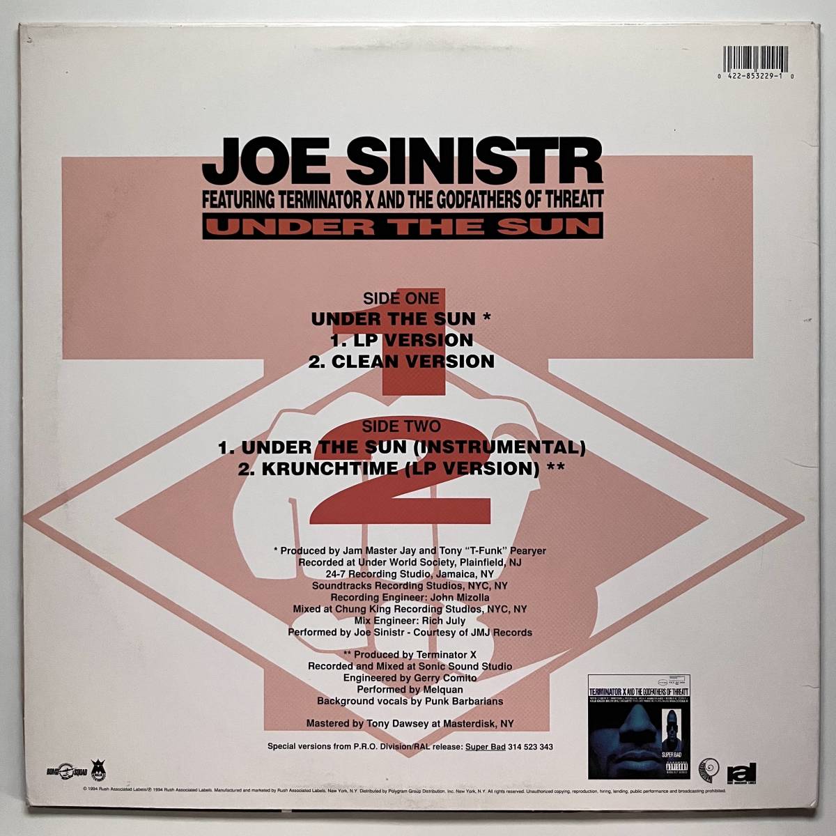 Joe Sinistr Featuring Terminator X & The Godfathers Of Threatt - Under The Sun_画像2