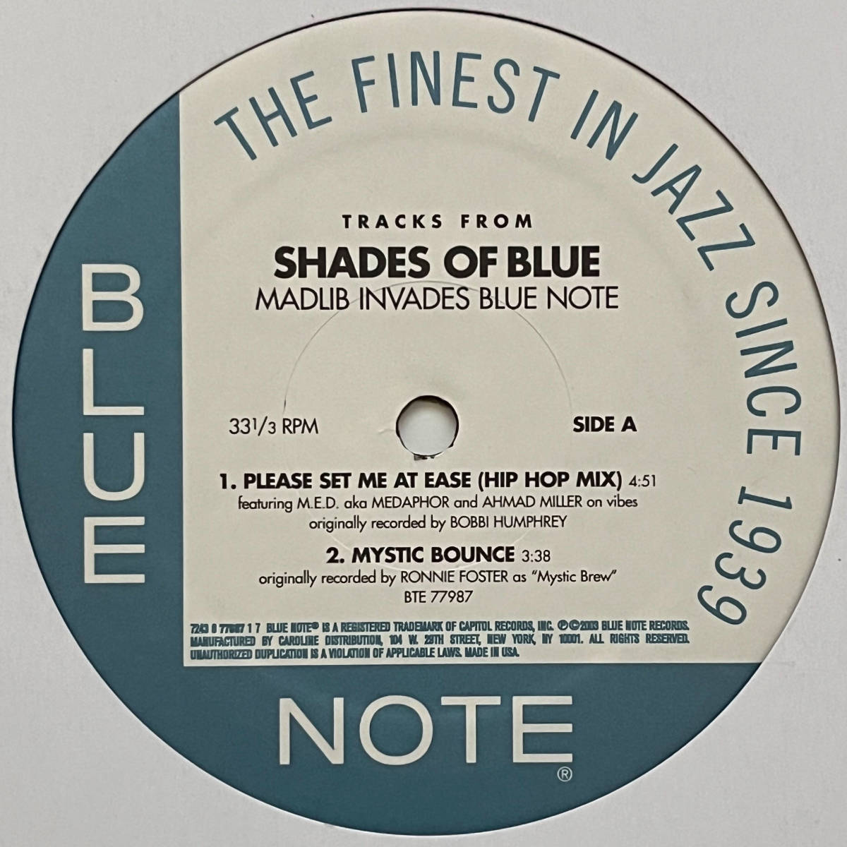 Madlib - Tracks From Shades Of Blue (Madlib Invades Blue Note)_画像2