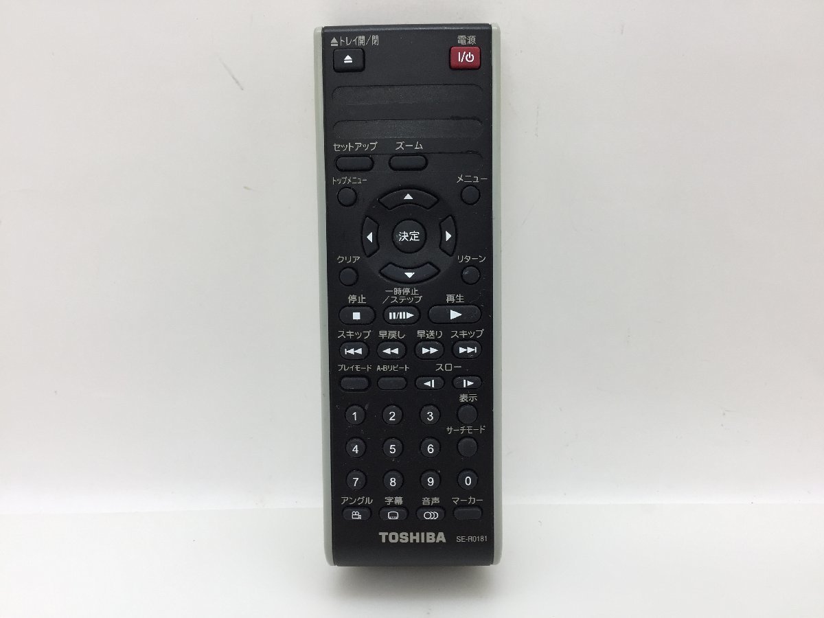 東芝　リモコン　SE-R0181　中古品F-2297_画像1