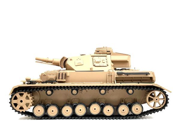 激安直営店 戦車ラジコン 1/16 2.4GHz Ver.7.0 HengLong 対戦可能】 赤外線バトルシステム付 【塗装済み完成品 ドイツ陸軍 3858-1 F型 IV号 戦車、軍用車両