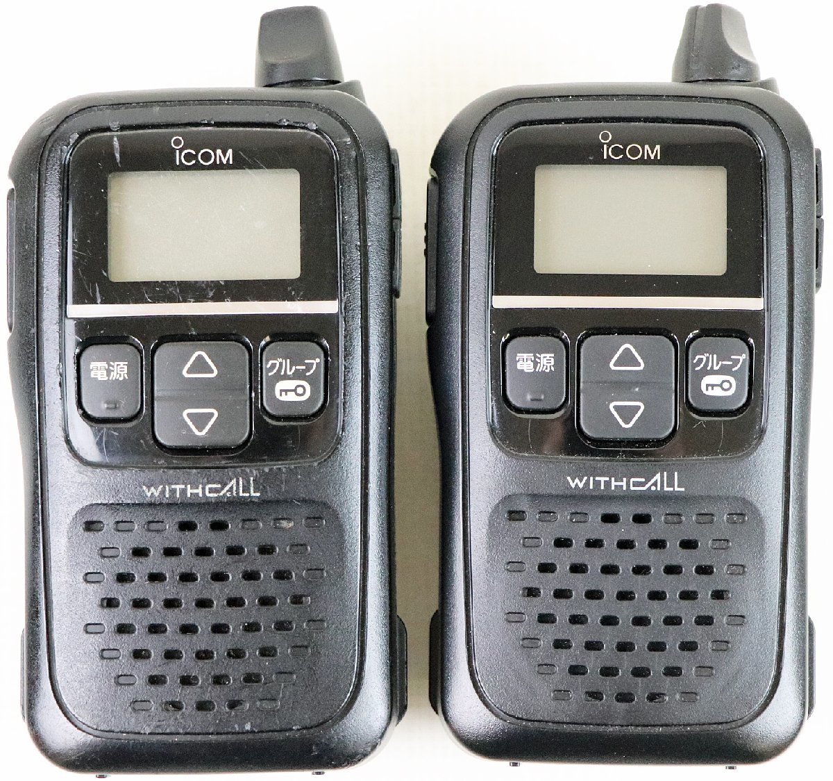 S◇ジャンク品◇特定小電力トランシーバー 2個セット WITHCALL IC-4110